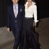 Enrique Ponce y Paloma Cuevas en la fiesta en honor a Carolina Herrera