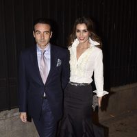 Enrique Ponce y Paloma Cuevas en la fiesta en honor a Carolina Herrera