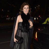 Nuria March en la fiesta en honor a Carolina Herrera