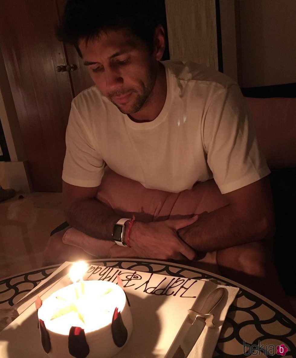 Fernando Verdasco presume de tarda de cumpleaños en las redes sociales