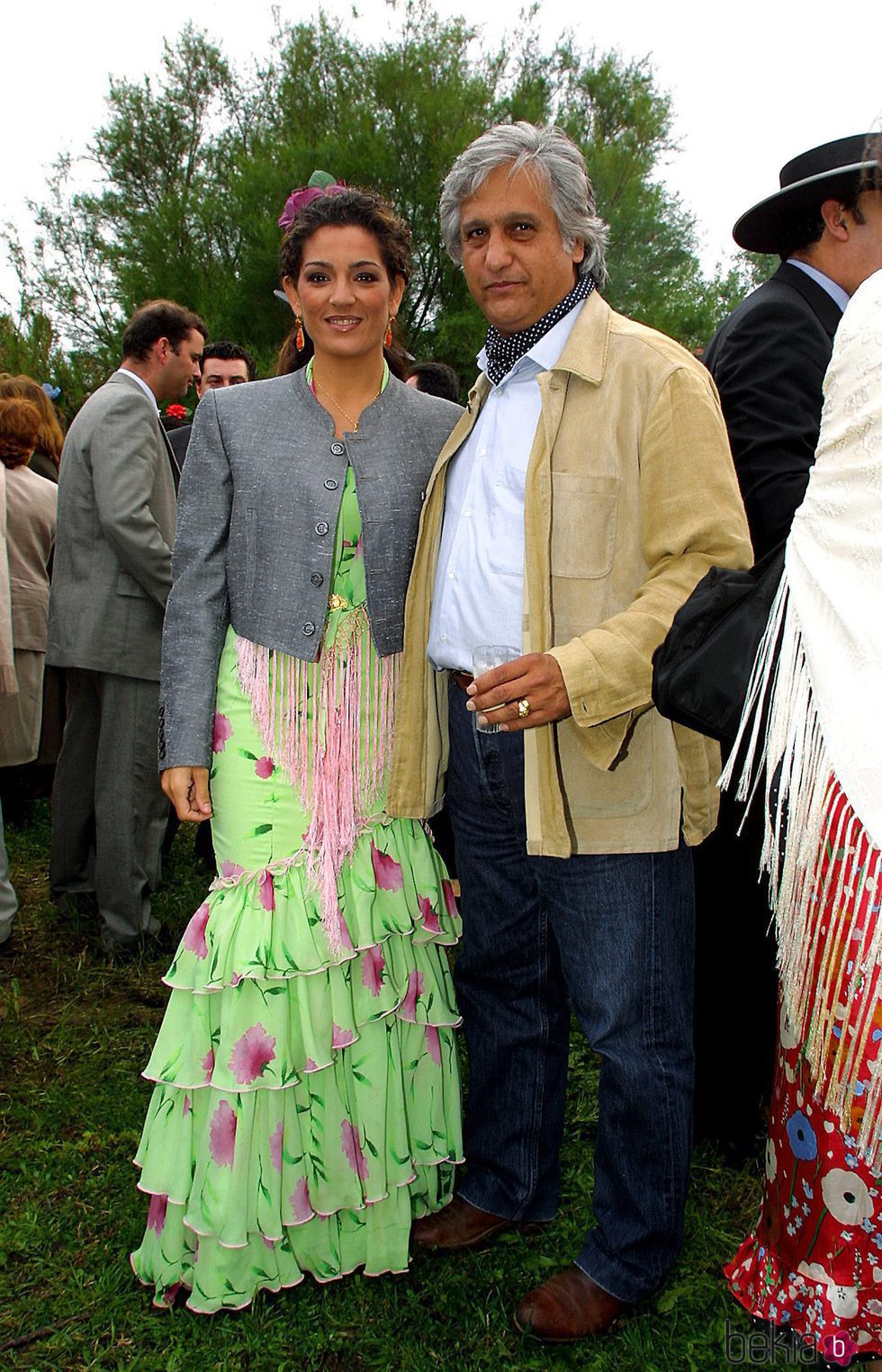 Raquel Bollo y Chiquetete cuando eran un matrimonio unido