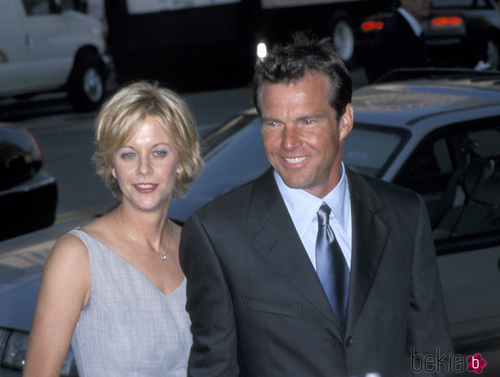 Meg Ryan y Dennis Quaid cuando estuvieron juntos