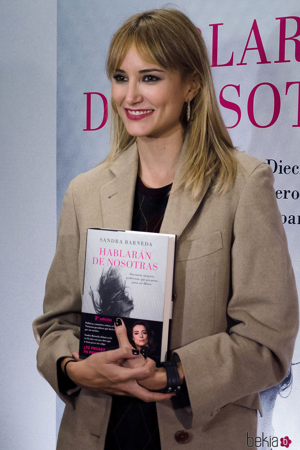 Alba Carrillo en la presentación del libro de Sandra Barneda 'Hablarán con nosotras'