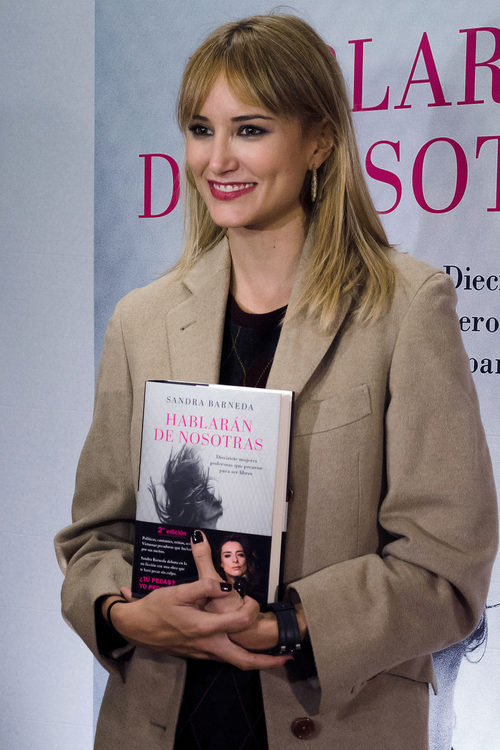 Alba Carrillo en la presentación del libro de Sandra Barneda 'Hablarán con nosotras'