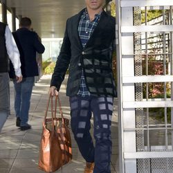 Luis Rollán saliendo de los juzgados de lo Penal de Madrid