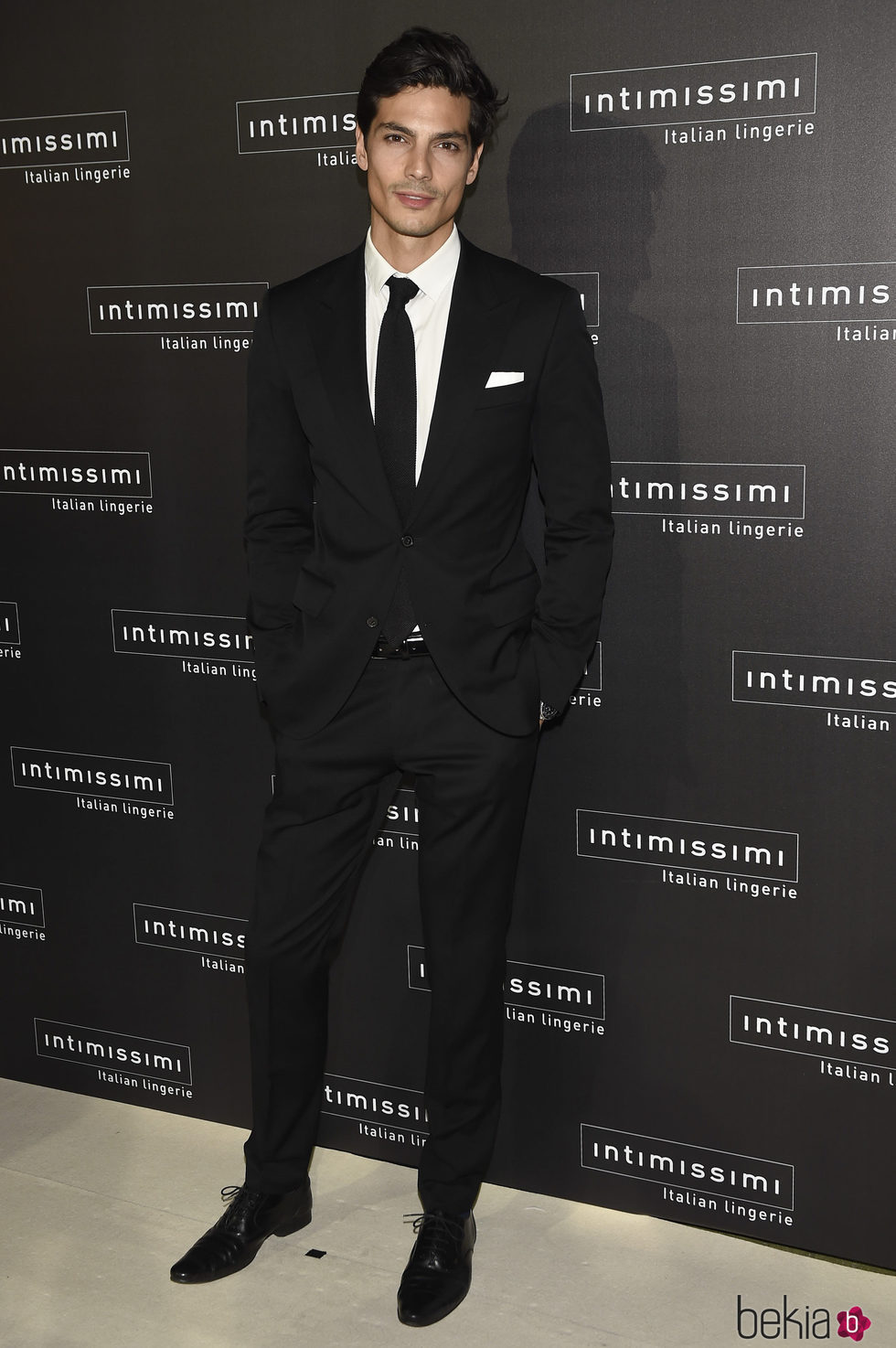 Javier de Miguel en la fiesta del 20 aniversario de Intimissimi en Madrid