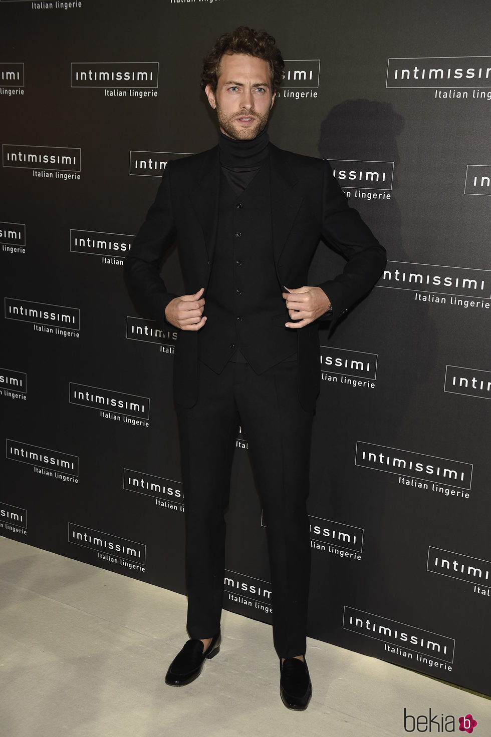 Peter Vives en la fiesta del 20 aniversario de Intimissimi en Madrid