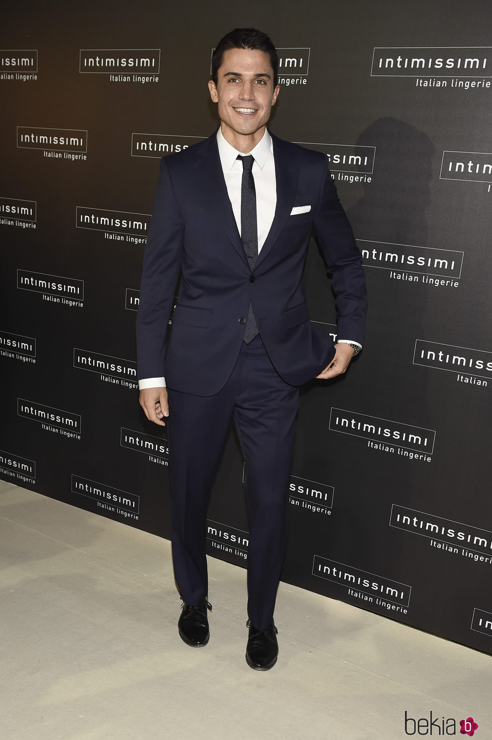 Álex González en la fiesta del 20 aniversario de Intimissimi en Madrid