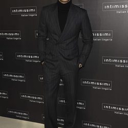 Jon Kortajarena en la fiesta del 20 aniversario de Intimissimi en Madrid