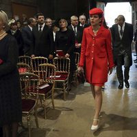 Carlota Casiraghi en el Te Deum del Día Nacional de Mónaco 2016