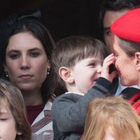 Raphaël Elmaleh juega con Carlota Casiraghi en el Día Nacional de Mónaco 2016