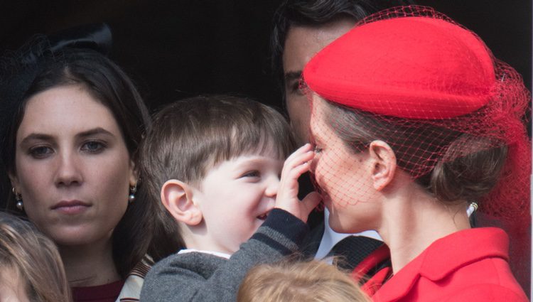 Raphaël Elmaleh juega con Carlota Casiraghi en el Día Nacional de Mónaco 2016