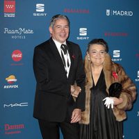 Boris Izaguirre y Elena Benarroch en la Gala Sida 2016