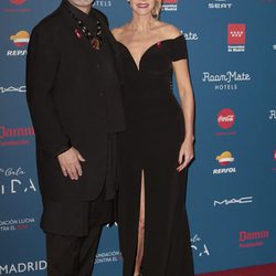 Miguel Bosé y Belén Rueda en la Gala Sida 2016