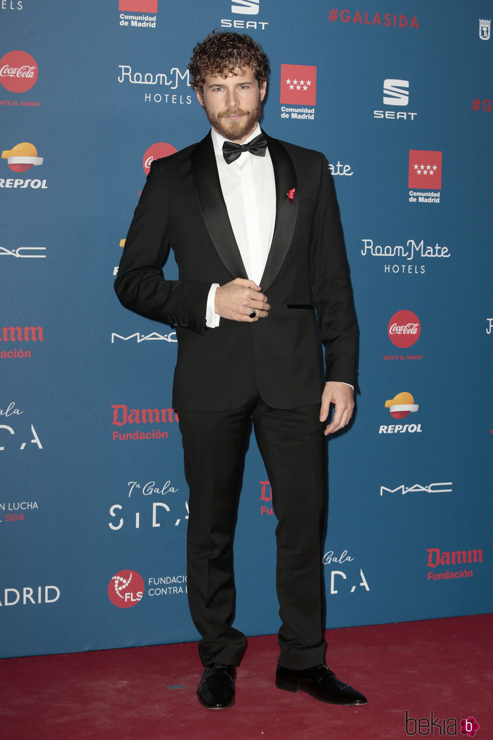 Álvaro Cervantes en la Gala Sida 2016