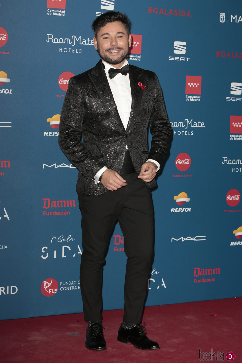 Miguel Poveda en la Gala Sida 2016