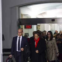 Rita Barberá tras declarar en el Tribunal Supremo en su último foto antes de su muerte