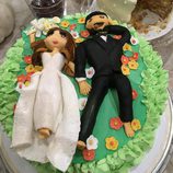 Tarta de bodas de Sofia Vergara y Joe Manganiello