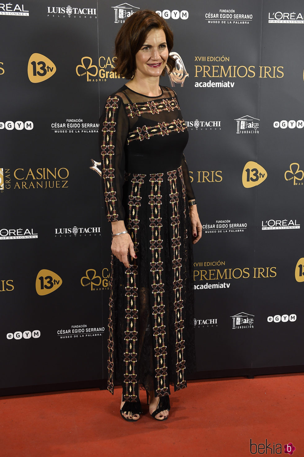 Samantha Vallejo-Nágera en los Premios Iris 2016