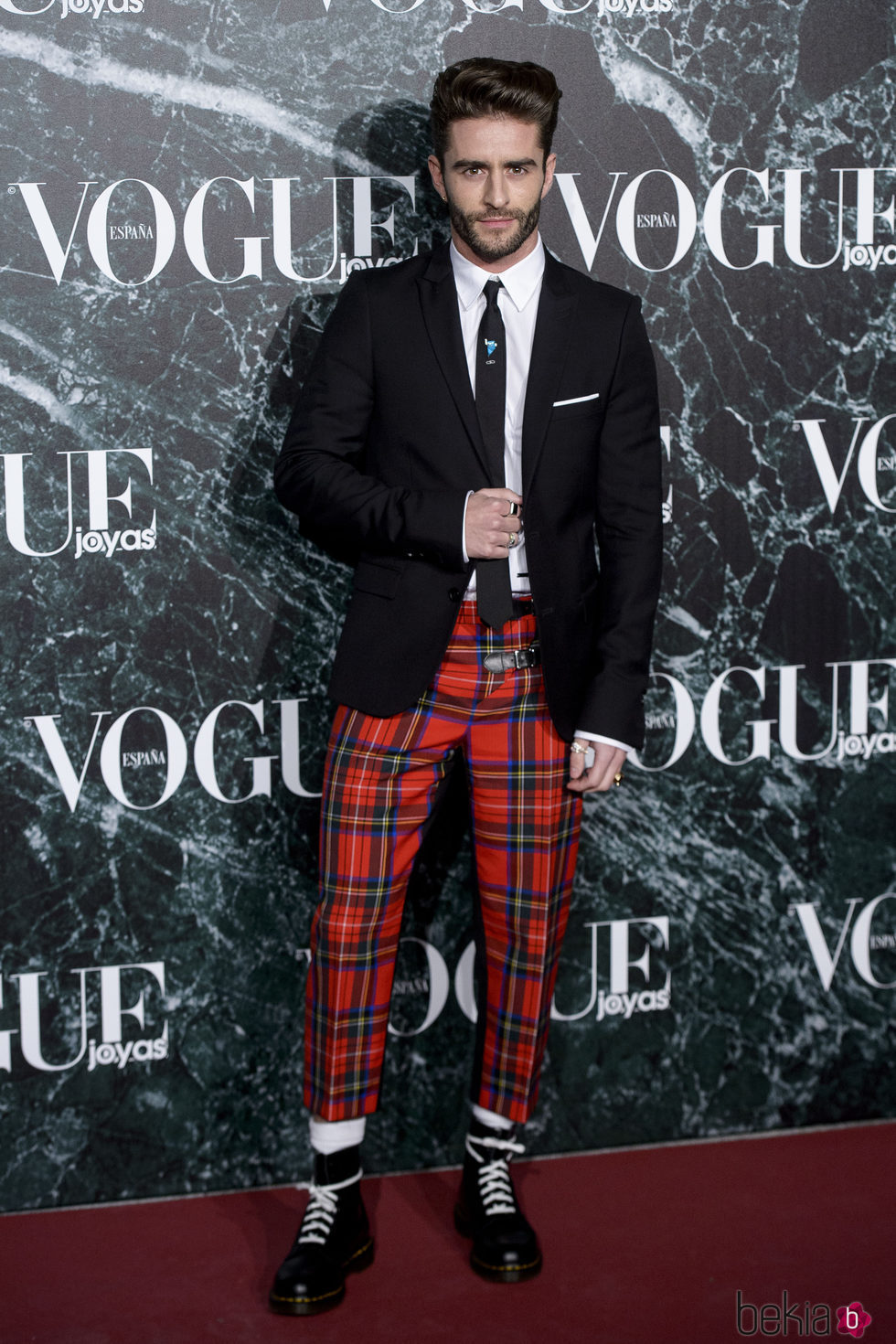 Pelayo Díaz en la entrega de los Premios Vogue Joyas 2016