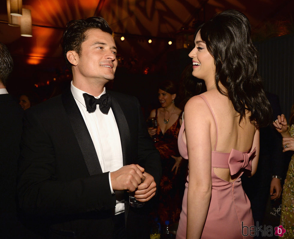 Orlando Bloom y Katy Perry asisten a Netflix Golden Globe Party