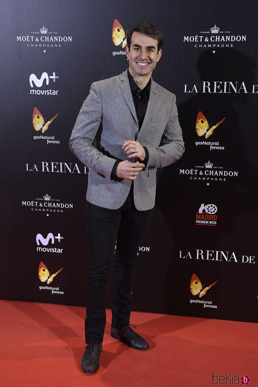 Daniel Muriel en la premiere de 'La Reina de España' en Madrid