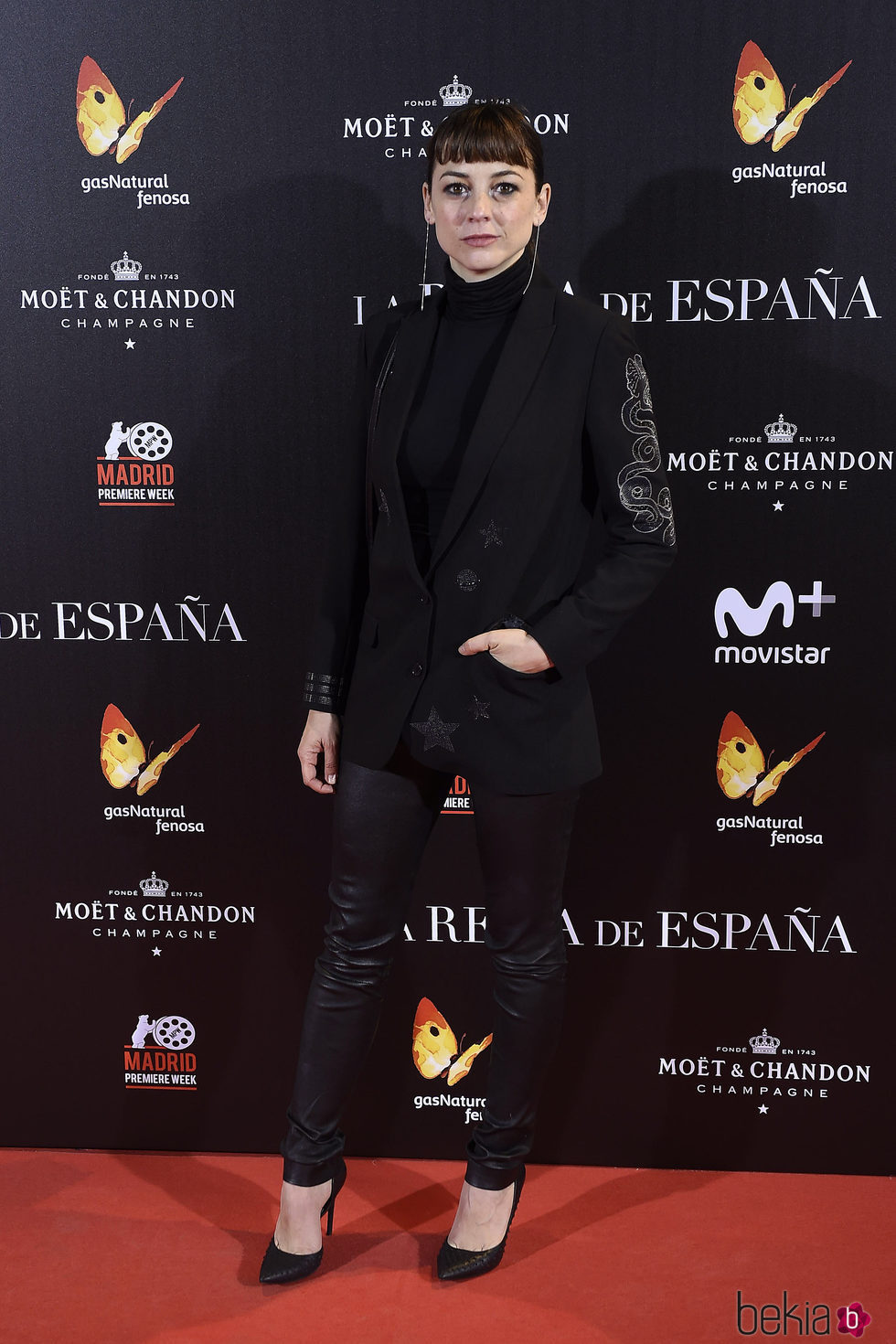 Leonor Watling en la premiere de 'La Reina de España' en Madrid