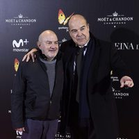 Antonio Resines y Jesús Bonilla en la premiere de 'La Reina de España' en Madrid