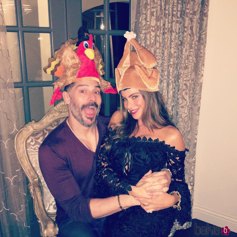 Sofia Vergara celebra Acción de Gracias con su marido Joe Manganiello