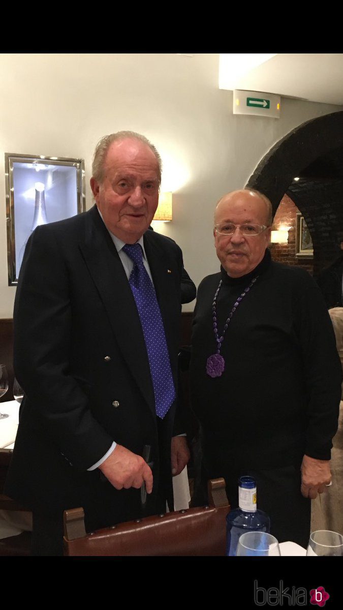 El Rey Juan Carlos en su encuentro Rappel