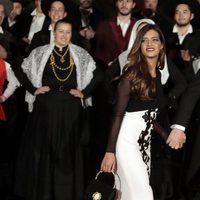 Sara Carbonero en una cena de gala con los Reyes Felipe y Letizia en Guimaraes