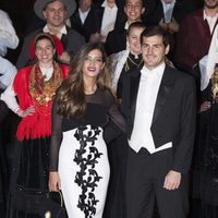 Iker Casillas y Sara Carbonero en una cena de gala con los Reyes Felipe y Letizia en Guimaraes