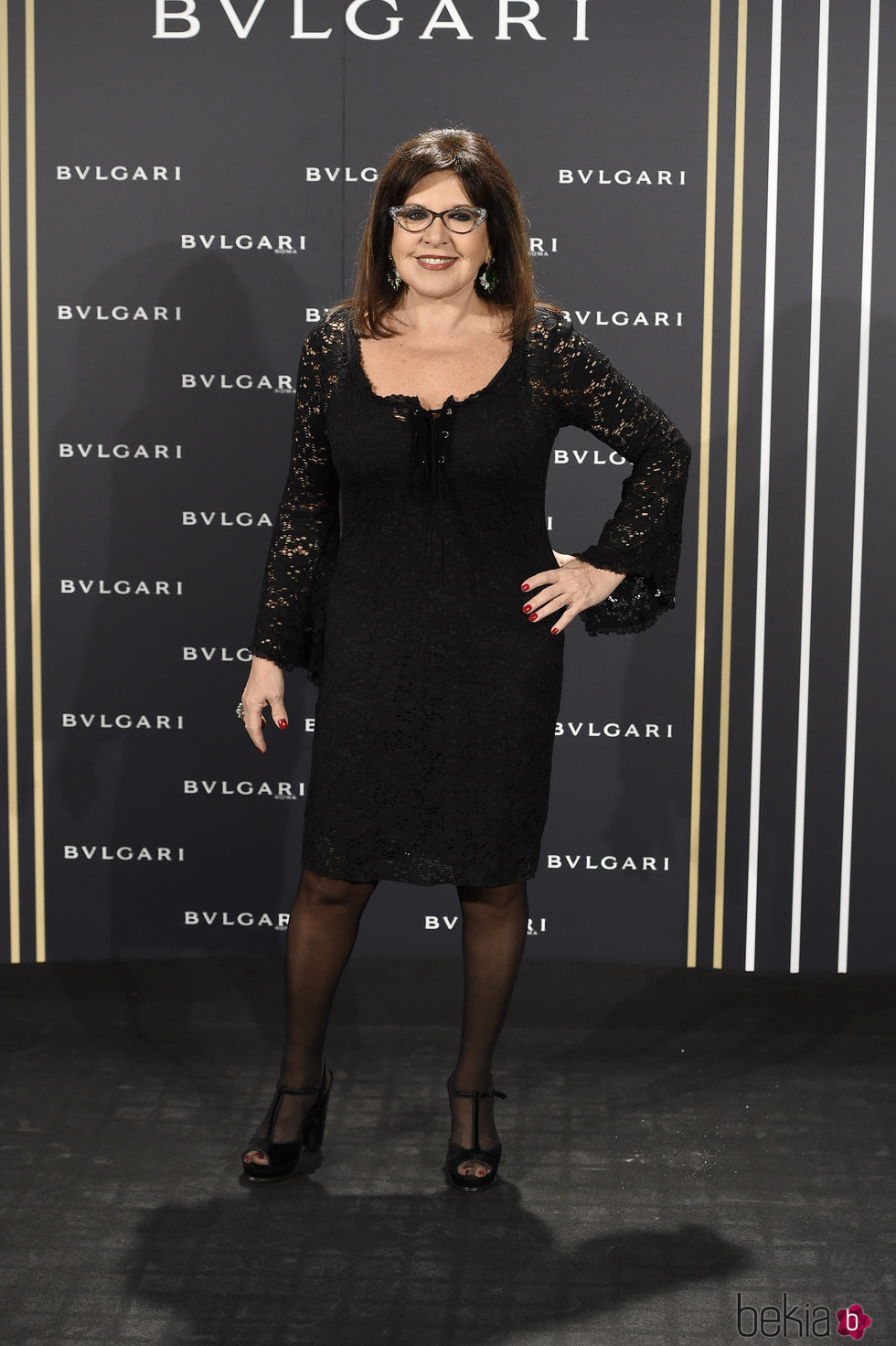 Loles León en un evento con motivo de 'Bulgari y Roma'