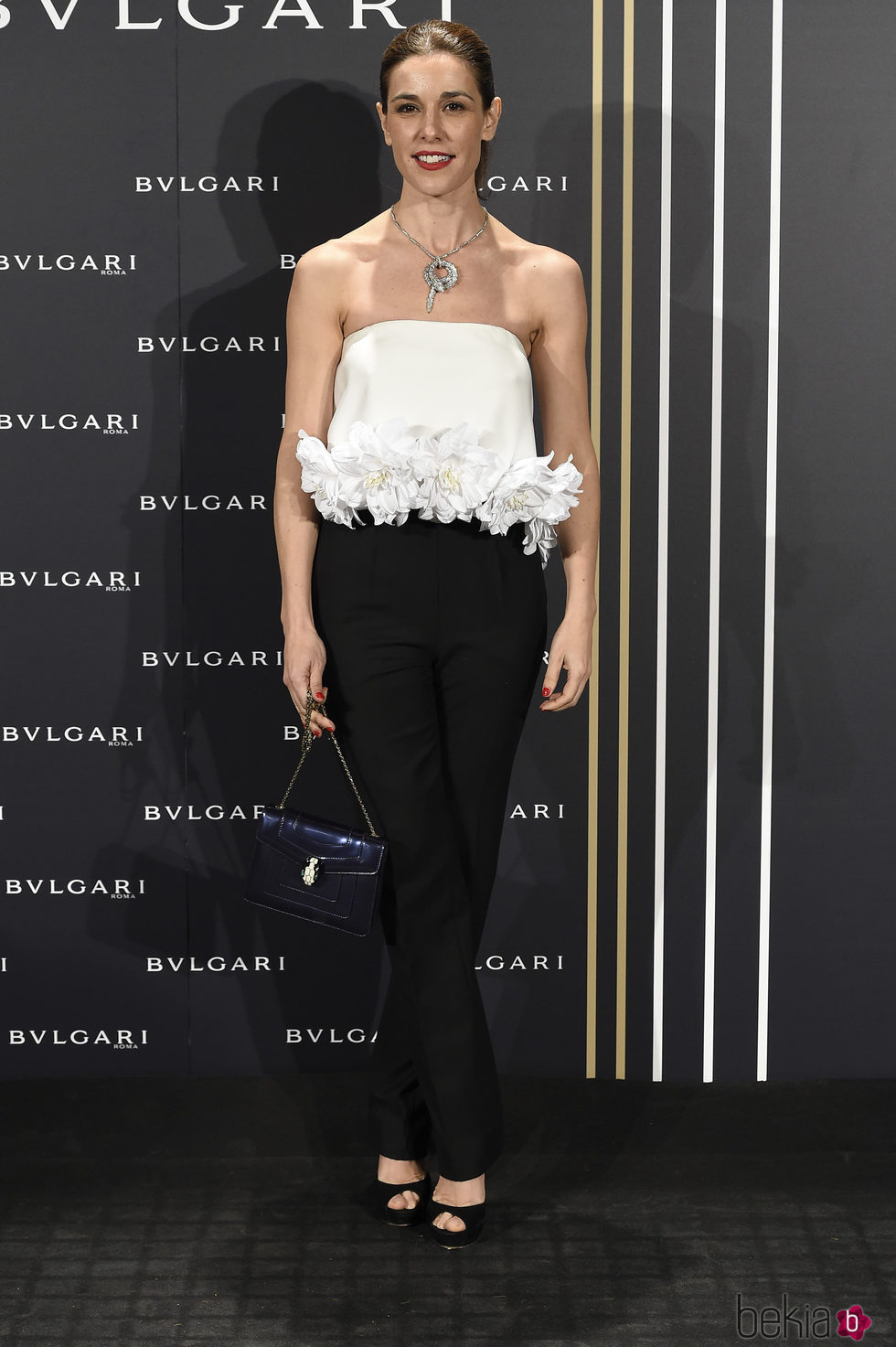 Raquel Sánchez Silva en un evento con motivo de 'Bulgari y Roma'