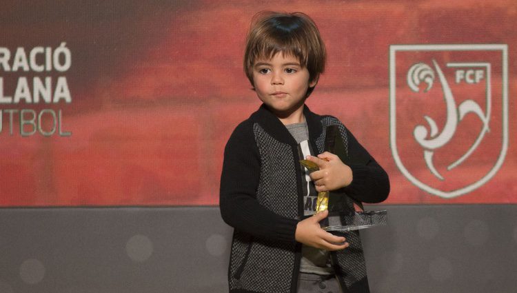 Milan Piqué en la gala del Mejor Jugador Catalán