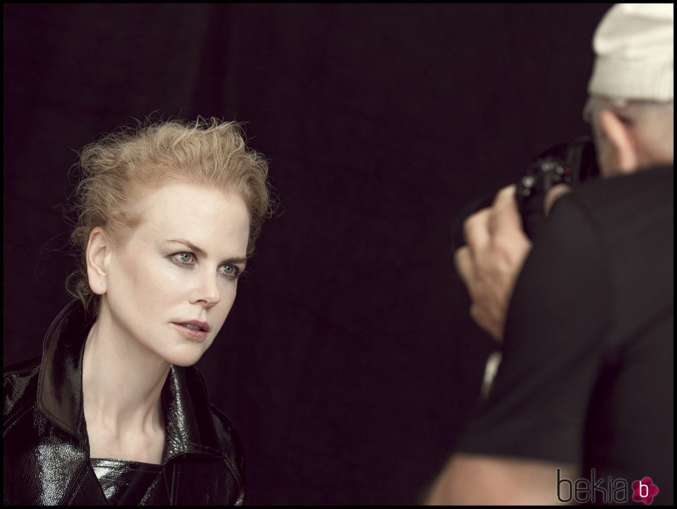 Nicole Kidman durante la sesión de fotos del Calendario Pirelli 2017