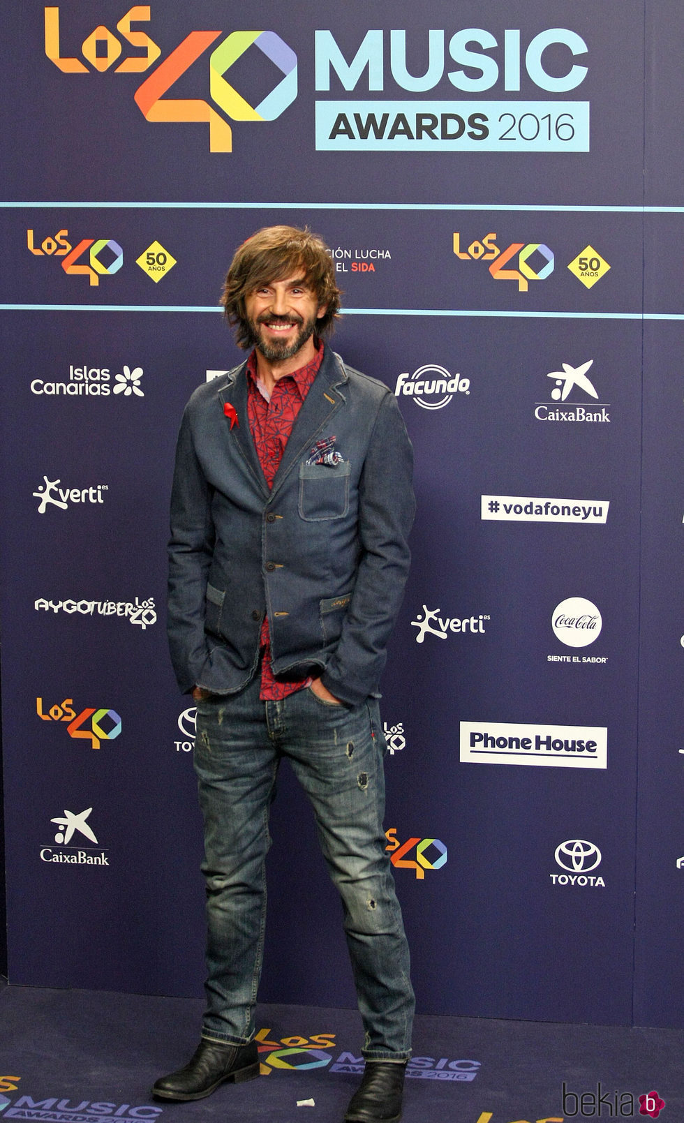 Santi MIllán en Los40 Music Awards 2016