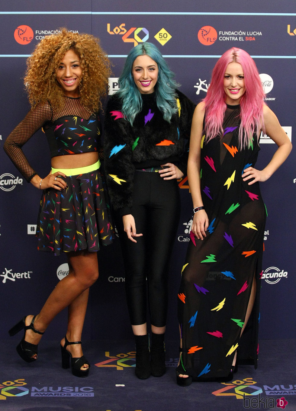 Sweet California en Los40 Music Awards 2016