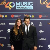 Antonio Velázquez y Mercedes López en Los40 Music Awards 2016