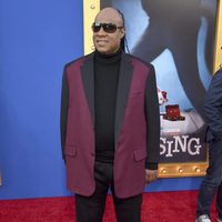 Stevie Wonder en la premiere de 'Sing'