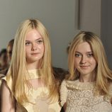 Elle y Dakota Fanning en la Mercedes Benz Fashion Week 2011