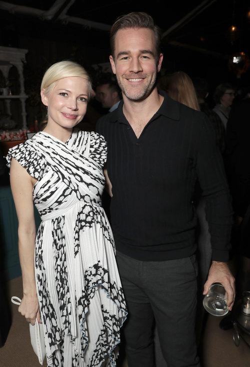 Michelle Williams y James Van Der Beek se reencuentran