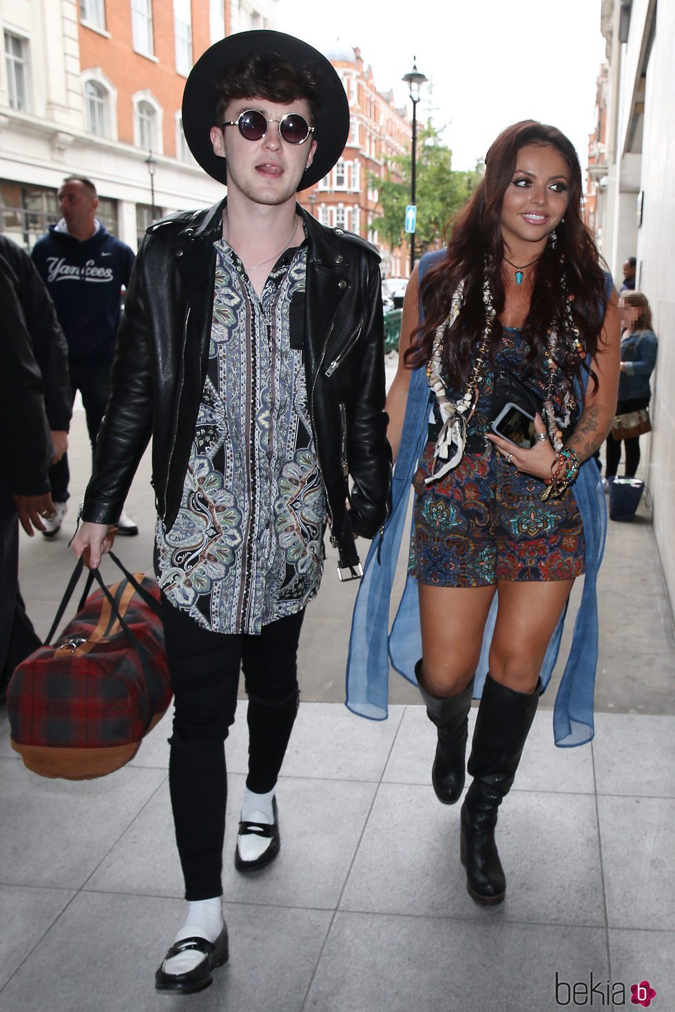 Jake Roche y Jesy Nelson en Londres