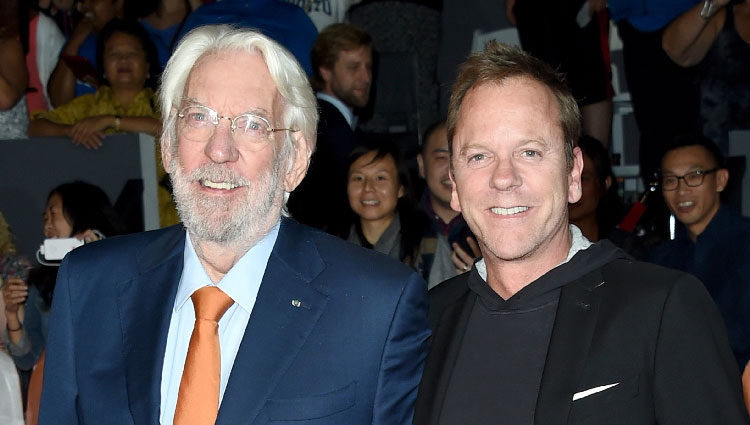 Donald y Kiefer Sutherland en el Toronto International Film Festival 2015