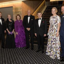 La Familia Real Noruega en la entrega del Premio Nobel de la Paz 2016 a Juan Manuel Santos