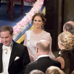 Magdalena de Suecia y Chris O'Neill en los Premios Nobel 2016