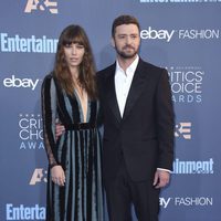 Jessica Biel y Justin Timberlake en los Critics' Choice Awards 2017