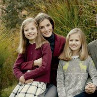 Felicitación de Navidad 2016 de los Reyes Felipe y Letizia con sus hijas