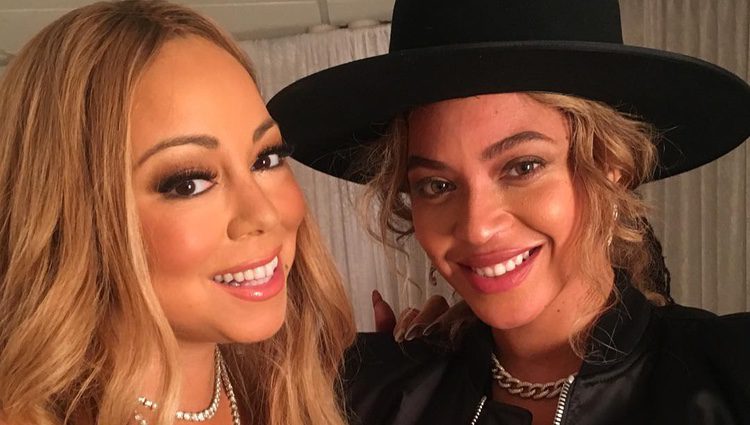 Beyoncé y Mariah Carey en el concierto navideño de Nueva York