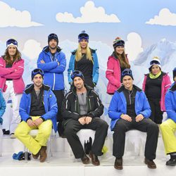 Los concursantes de la 'Sálvame Snow Week' posan al completo